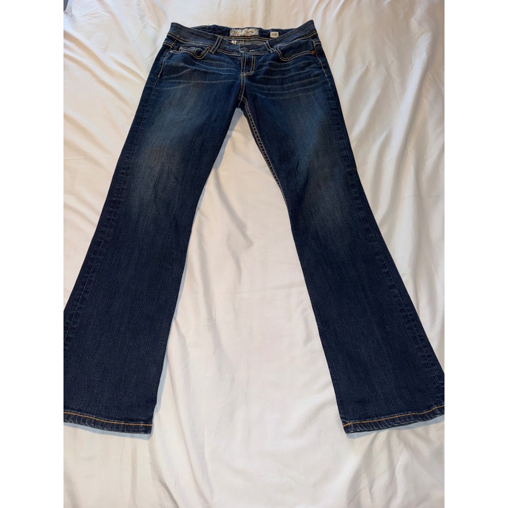 BKE Payton Bootcut Jeans Dark Wash Denim Blue Mid Rise Womens 30R